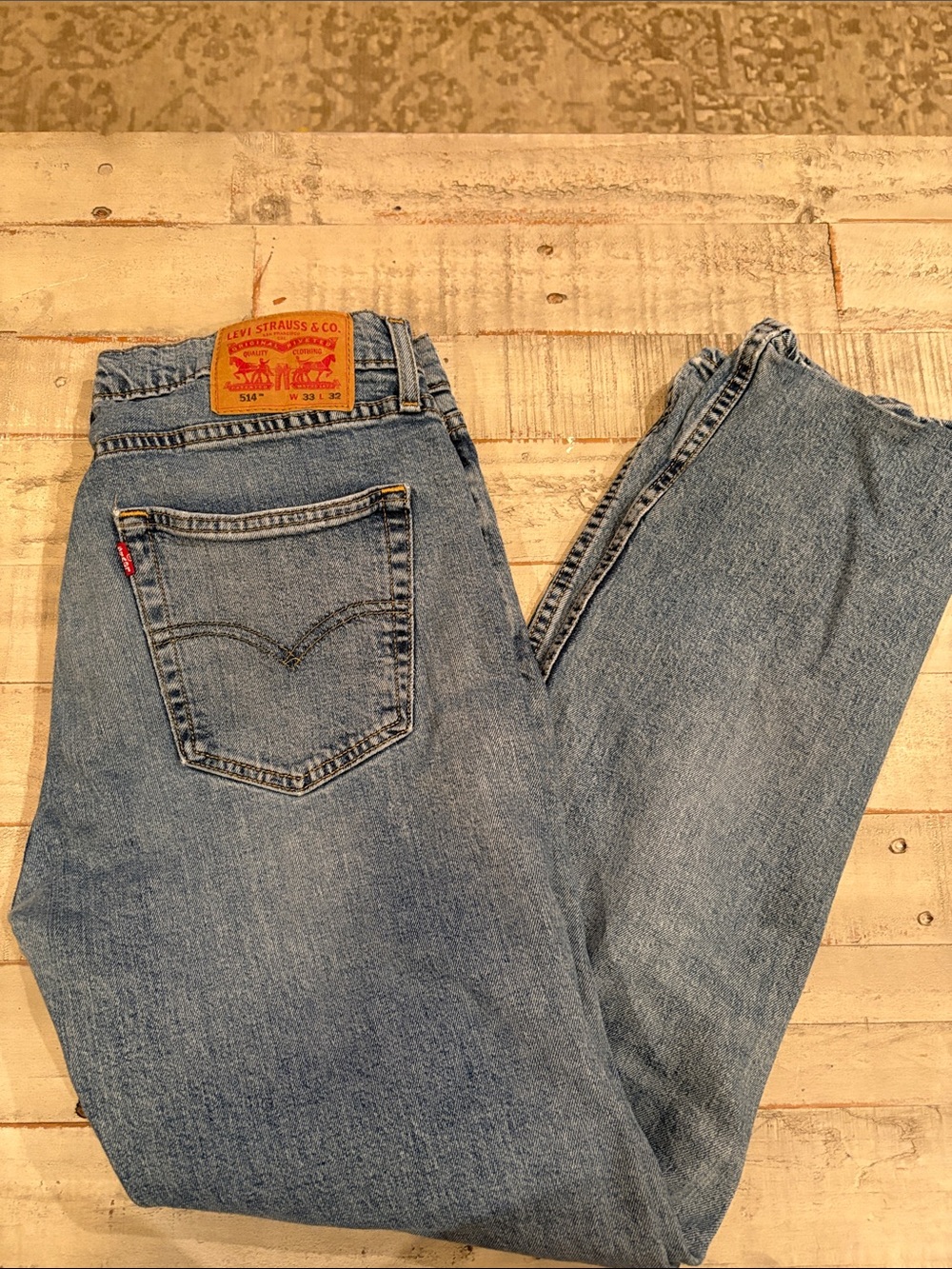 Levi Strauss & Co 514 Blue Jeans